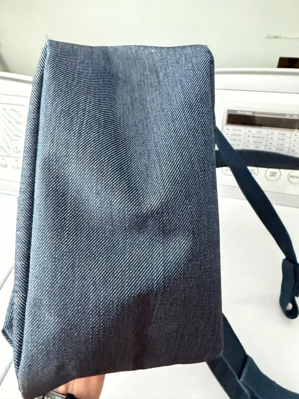 Hershel small denim backpack